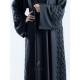 Crepe Abaya with a new and unique design of its kind, handcrafted with very great care AS1002