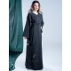 AS1011 Abaya with crepe fabric 100% original Japanese, elegant and classy design with belt with long sleeves