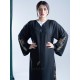 AK3005 A hand work Abaya in golden color, with a coordinated and elegant collection on the sides and sleeves, with crepe fabric