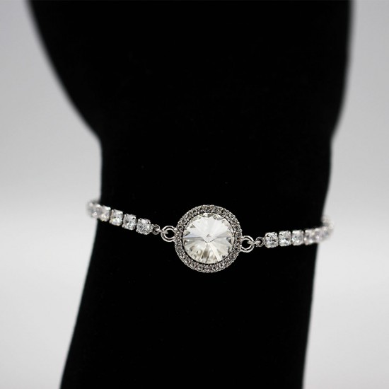 Bracelet with Swarovski stone B0045