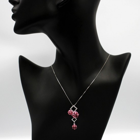 Necklace with Swarovski stone N0032