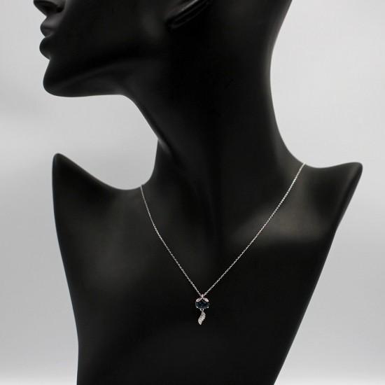 Necklace with Swarovski stone N0033