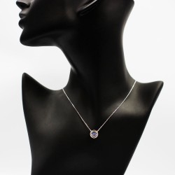 Necklace with Swarovski stone N0040