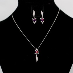 Set Necklace & Earrings with Swarovski stone S6566