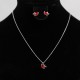 Set Necklace & Earrings with Swarovski stone S6970