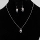 Set Necklace & Earrings with Swarovski stone S7172