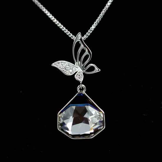 Set Necklace & Earrings with Swarovski stone S8182