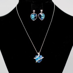 Set Necklace & Earrings with Swarovski stone S8788