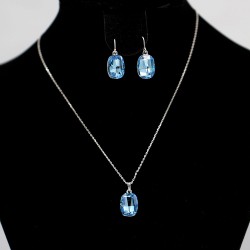 Set Necklace & Earrings with Swarovski stone S9192