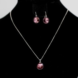 Set Necklace & Earrings with Swarovski stone S9596
