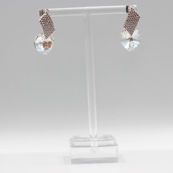 Earrings with Swarovski stone E0013