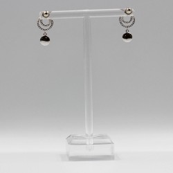 Earrings with Swarovski stone E0015