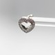 Earrings with Swarovski stone E0019