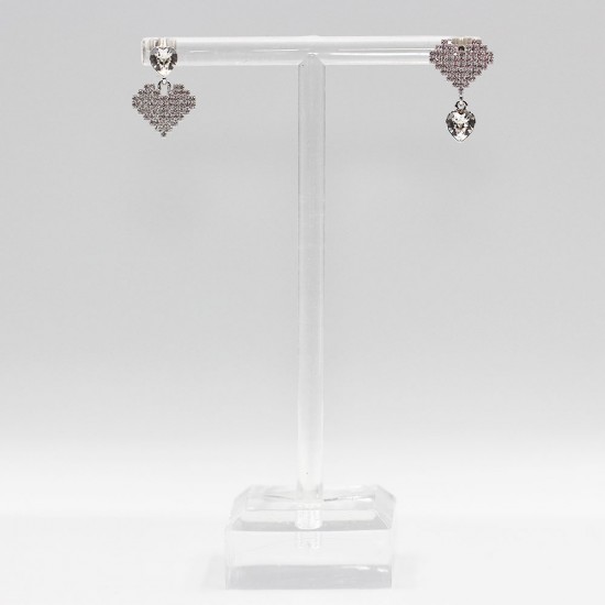 Earrings with Swarovski stone E002
