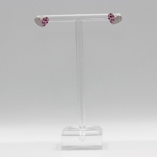 Earrings with Swarovski stone E0025