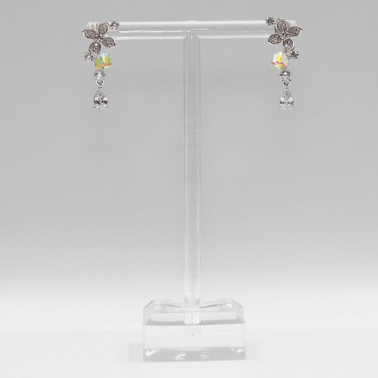 Earrings with Swarovski stone E003