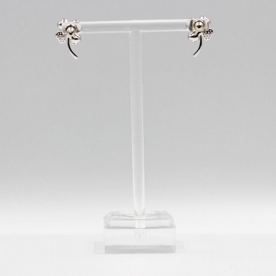 Earrings with Swarovski stone E006