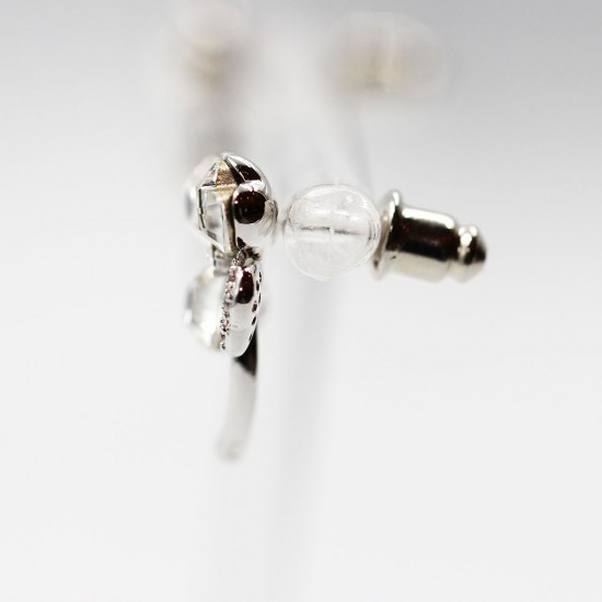 Earrings with Swarovski stone E006