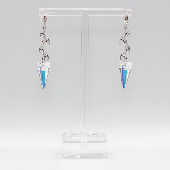 Earrings with Swarovski stone E009